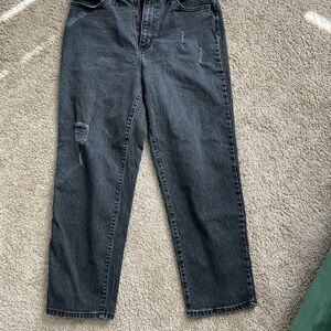 Universal Thread Men's Relaxed Fit Distressed Gray Jeans